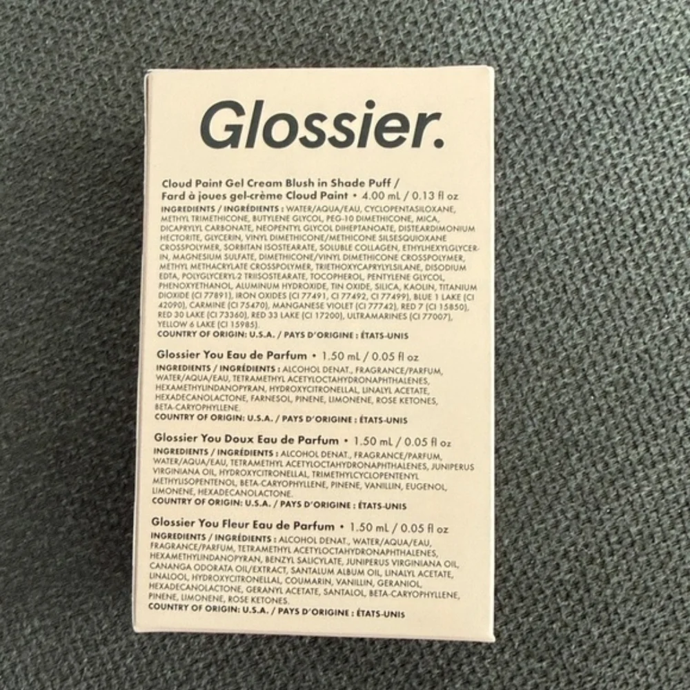Sephora Celebrate You - Glossier Bundle Blush - Cloud Paint -PUFF